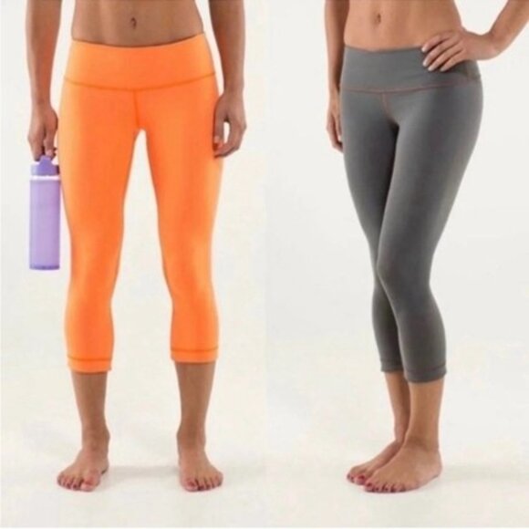 Lululemon Wunder Under Low-Rise 1/2 Tight Full-On Luxtreme 17" - Reversible - 8 - Picture 1 of 10